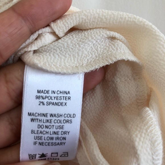 1. State Cream Peplum Tank - Picture 8 of 8